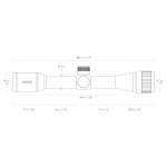 Прицел оптический Hawke Vantage 4x32 AO (Mil Dot)