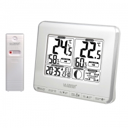 Метеостанция La Crosse WS6812-White/Silver