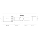 Прицел оптический Hawke Panorama 2-7x32 (10x 1/2 Mil Dot IR)