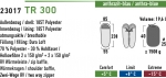 Спальный мешок High Peak TR 300 / +0C (Right) Black/blue