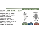 Спальный мешок High Peak Lite Pak 1200 / +5C (Right) Black/blue