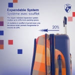 Чемодан Heys Chroma Hybrid (S) Orange/Blue (923093)