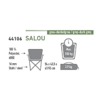 Стул High Peak Salou (Gray/Dark gray)