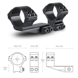 Кольца Hawke Reach Forward 30mm/9-11mm/High extension 2" (22123)