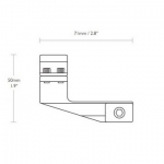 Кольца Hawke Reach Forward 30mm/9-11mm/High extension 2" (22123)