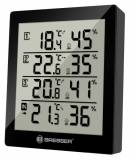 Термометр-гигрометр Bresser Temeo Hygro Quadro black