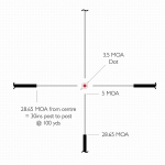 Прицел оптический Hawke Frontier 30 1-6x24 (L4A IR Dot)