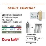 Спальный мешок High Peak Scout Comfort/+5°C (Right) Dark blue