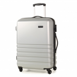 Чемодан Rock Byron Silver M 925050