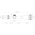 Прицел оптический Hawke Panorama 6-18x50 AO (10x 1/2 Mil Dot IR)