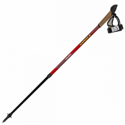 Палки для скандинавской ходьбы Vipole Vario Top-Click Red DLX S1857