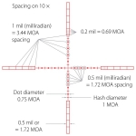Прицел оптический Hawke Vantage IR 3-12x50 SF (10x 1/2 Mil Dot IR)