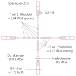 Прицел оптический Hawke Sidewinder 6.5-20x42 SF (20x 1/2 Mil Dot IR)