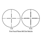 Прицел оптический Barska Tactical 1.5-4.5x20 FFP (Mil-Dot) + Rings