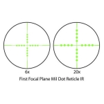Прицел оптический Barska Tactical 6-20x50 FFP (IR Mil-Dot) + Rings