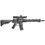 Прицел оптический Barska SWAT-AR Tactical 1-4x28 (IR Mil-Dot R/G) + mount