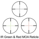 Прицел оптический Barska Level 4-16x50 (IR MOA R/G) + Rings