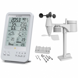 Метеостанция Bresser Weather Center 5-in-1 (White)