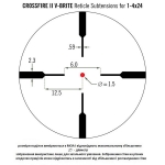 Прицел оптический Vortex Crossfire II 1-4x24 V-Brite IR
