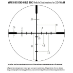 Прицел оптический Vortex Viper HS 2.5-10x44 BDC