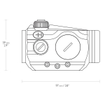 Прицел коллиматорный Hawke Vantage Red Dot 1x30 (Weaver)