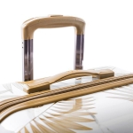 Чемодан Heys Oasis (L) White/Gold Leaf