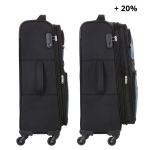 Чемодан TravelZ Tripple Pocket (M) Black