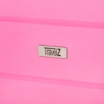 Чемодан TravelZ Big Bars (S) Pink
