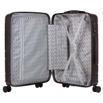 Чемодан TravelZ Big Bars (M) Black