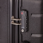 Чемодан TravelZ Big Bars (M) Black
