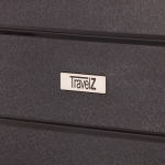 Чемодан TravelZ Big Bars (M) Black