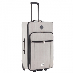 Чемодан TravelZ Hipster (M) Grey