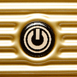 Чемодан CarryOn Bling Bling (M) Champagne