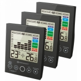 Термометр-гигрометр Bresser MA With Mould Alert Black (3 шт)