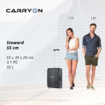 Чемодан CarryOn Steward (S) Black