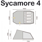 Палатка Highlander Sycamore 4 Meadow