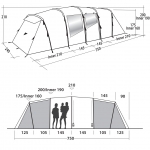 Палатка Easy Camp Huntsville Twin 800 Red
