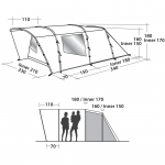 Палатка Easy Camp Palmdale 300 Forest Green