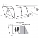 Палатка Easy Camp Palmdale 500 Forest Green