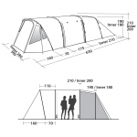 Палатка Easy Camp Palmdale 500 Lux Forest Green