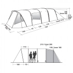 Палатка Easy Camp Palmdale 600 Lux Forest Green