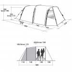 Палатка Easy Camp Huntsville 600 Red (120341)