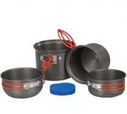 Набор посуды анодированной на 1-2 персоны Tramp TRC-075