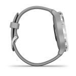 Смарт-часы Garmin Vivomove 3 серебристые с серым силиконовым ремешком