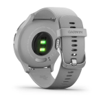 Смарт-часы Garmin Vivomove 3 серебристые с серым силиконовым ремешком