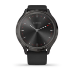 Смарт-часы Garmin Vivomove 3 черные с черным силиконовым ремешком