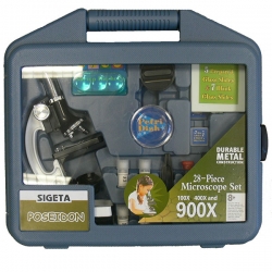 Микроскоп Sigeta Poseidon 100x, 400x, 900x в кейсе 65902