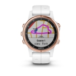 Спортивные часы Garmin Fenix 5S Plus Sapphire White Rose Gold