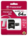 Карта памяти microSD 64Gb (10class)